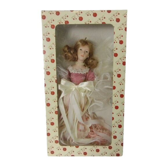 Dillards Trimmings Seymour Mann Connoisseur Collection Megan Porcelain Doll New - Picture 1 of 6